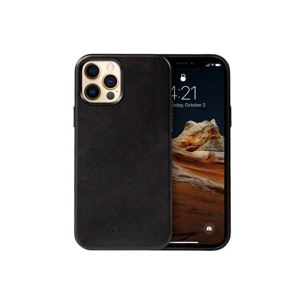 Hurtownia GSM - Etui Crong Essential Cover Apple iPhone 12 Pro Max (černý) - CRG342 - {ean13} - Hurt