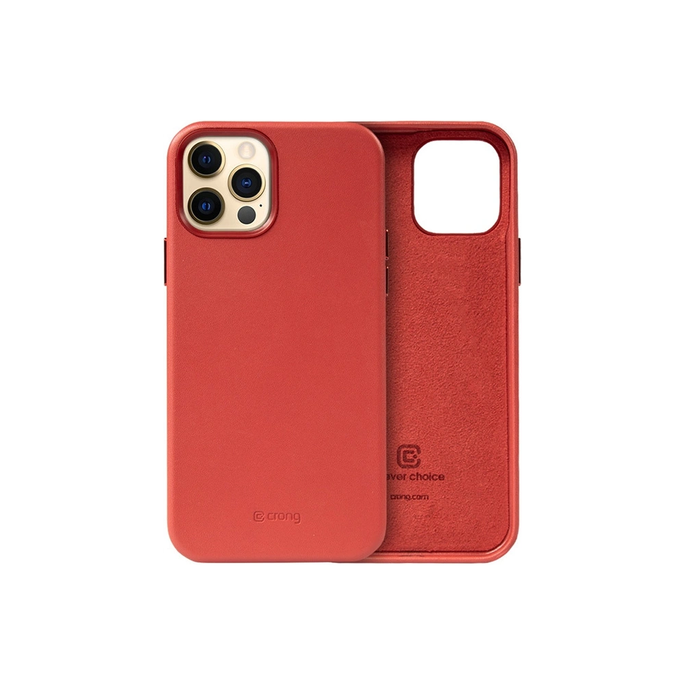 Hurtownia GSM - Etui Crong Essential Cover Apple iPhone 12 Pro Max (červený) - CRG343 - {ean13} - Hurt