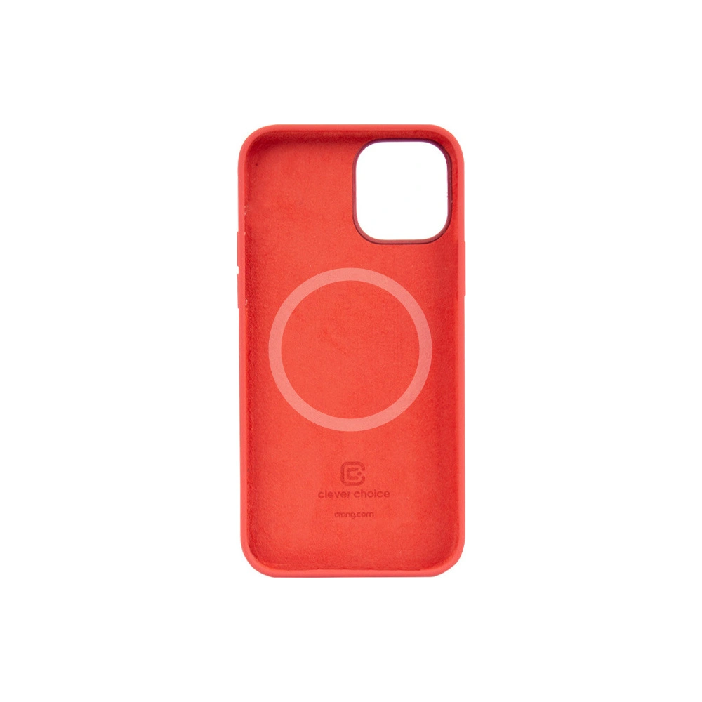 Hurtownia GSM - Etui Crong Color Cover Magnetic MagSafe Apple iPhone 12/12 Pro (czerwony) - CRG345 - {ean13} - Hurt