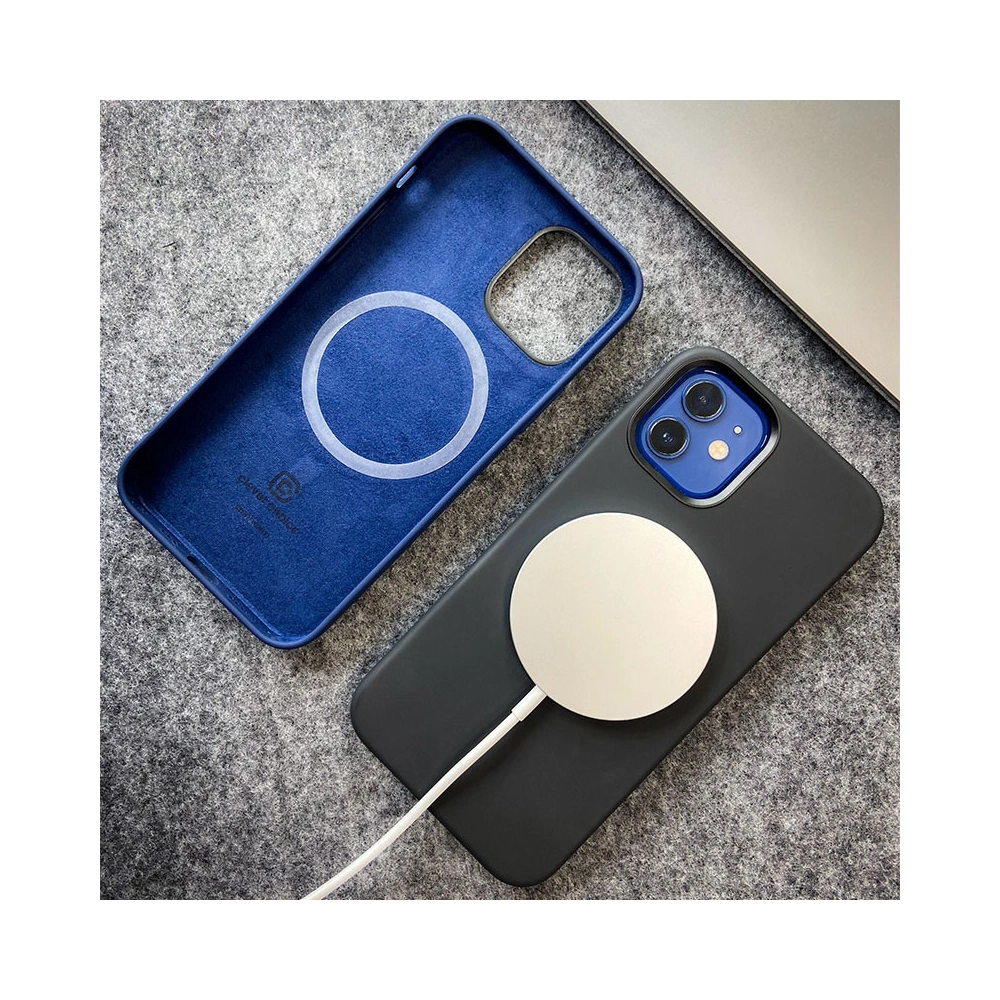 Hurtownia GSM - Etui Crong Color Cover Magnetic MagSafe Apple iPhone 12 Pro Max (černá) - CRG347 - {ean13} - Hurt
