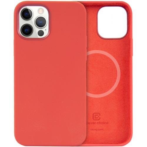 Crong Distributor - 5907731987813 - CRG348 - Crong Color Cover Magnetic MagSafe Apple iPhone 12 Pro Max (red) - B2B homescreen