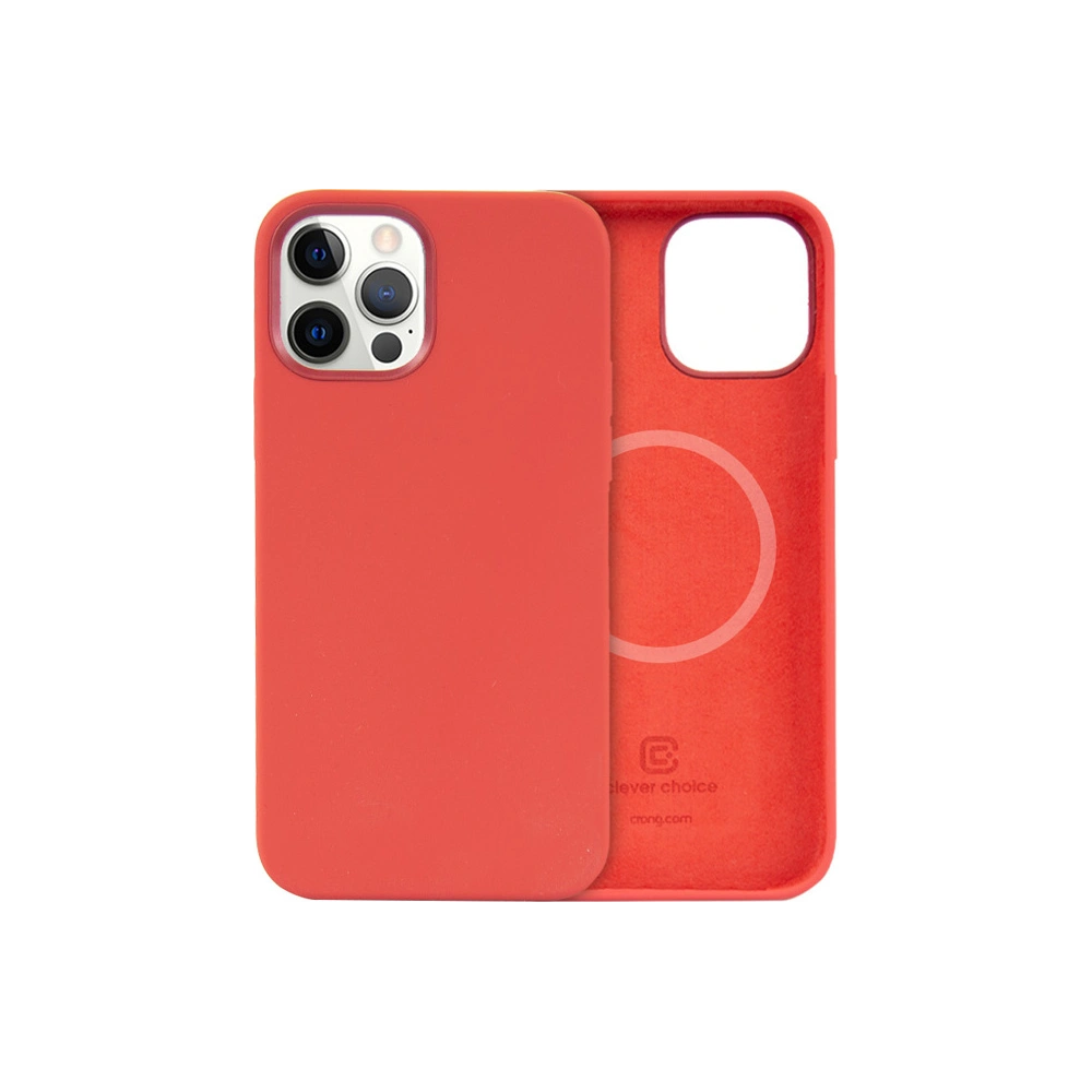 Hurtownia GSM - Etui Crong Color Cover Magnetic MagSafe Apple iPhone 12 Pro Max (červená) - CRG348 - {ean13} - Hurt