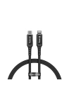 Kábel Crong Armor Link USB-C/Lightning MFi 150cm (fekete)