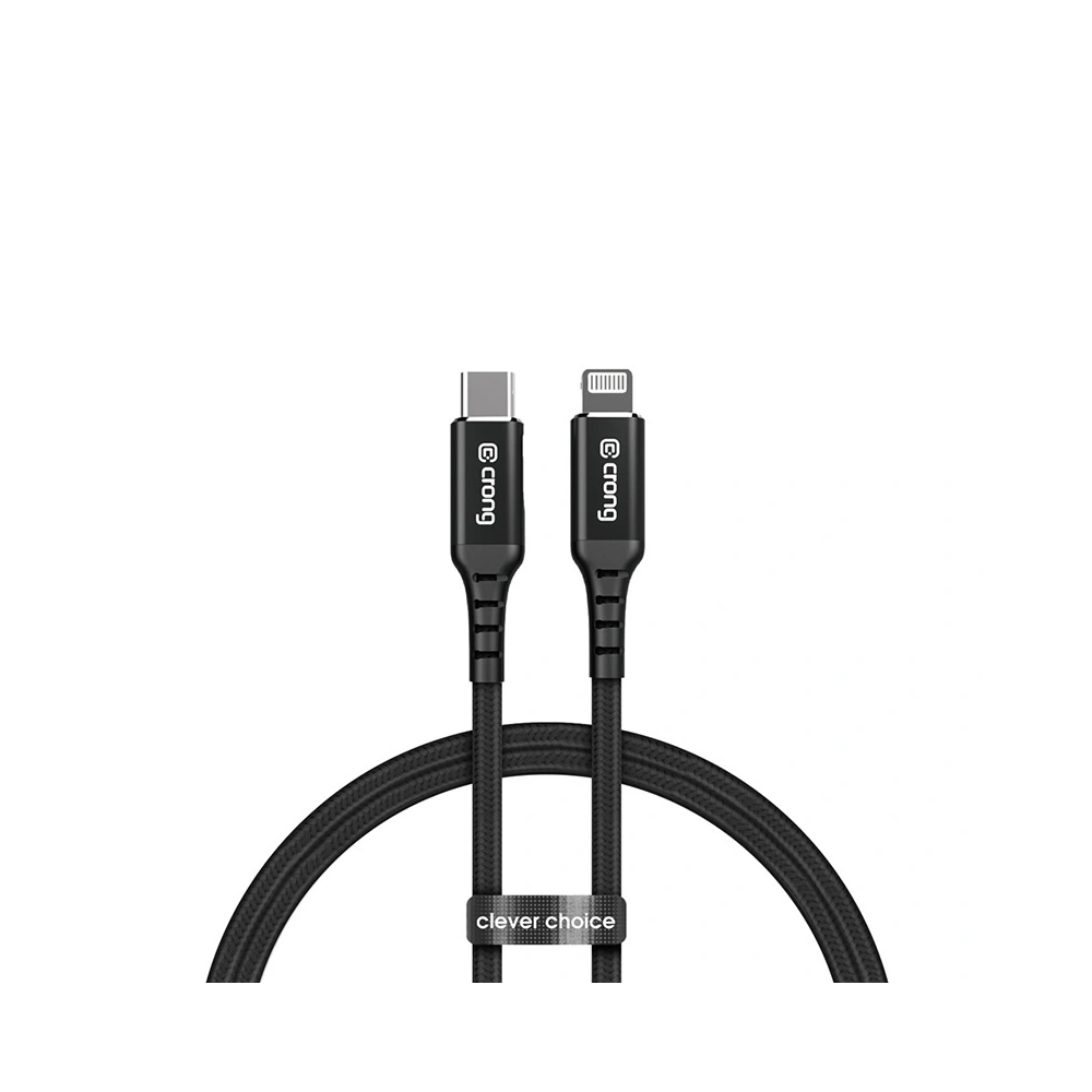 Hurtownia GSM - Kabel Crong Armor Link USB-C/Lightning MFi 150cm (schwarz) - CRG349 - {ean13} - Hurt