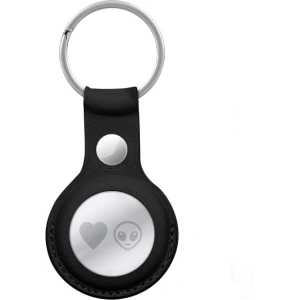 Wholesale Crong Leather Case with Key Ring Apple AirTag (black) - CRG352 - {ean13} - Hurt