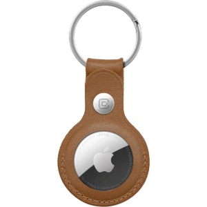 Wholesale Crong Leather Case with Key Ring Apple AirTag (brown) - CRG353 - {ean13} - Hurt