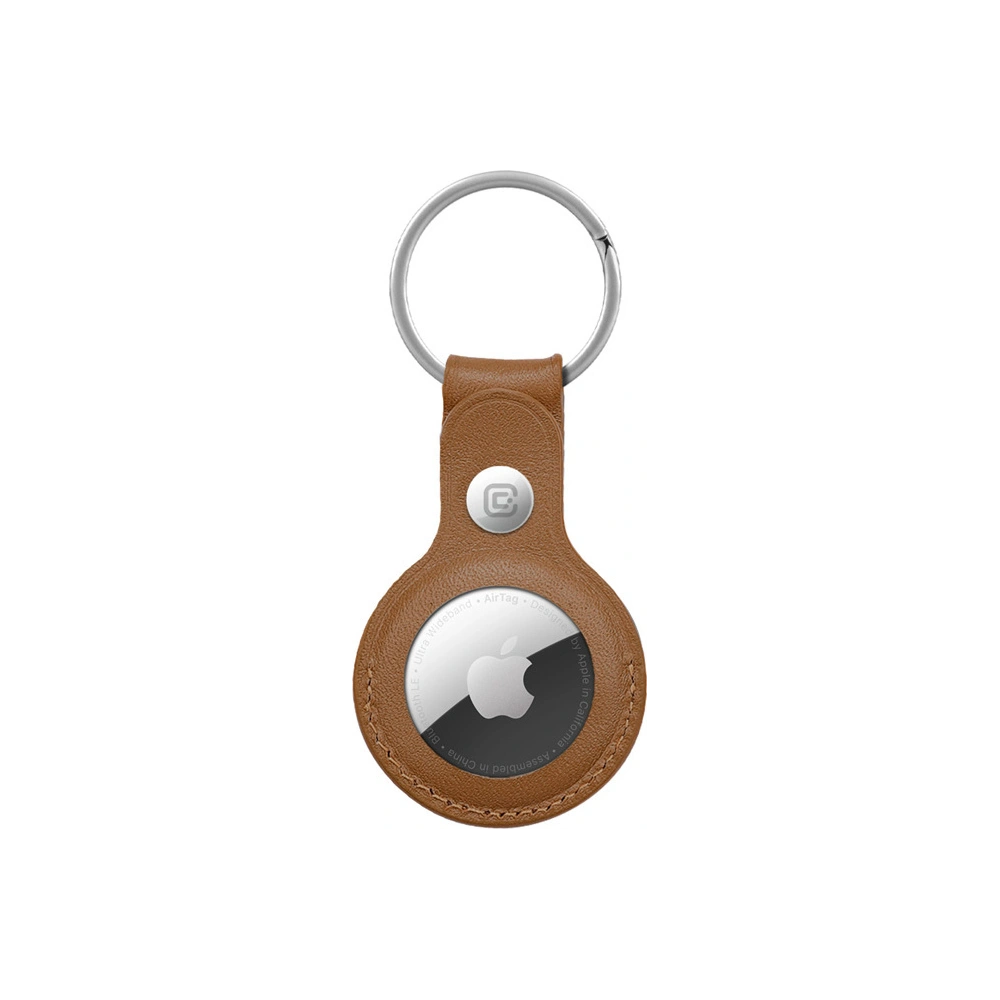 Hurtownia GSM - Brelok Crong Leather Case with Key Ring Apple AirTag (brązowy) - CRG353 - {ean13} - Hurt