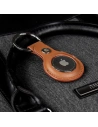 Wholesale Crong Leather Case with Key Ring Apple AirTag (brown) - CRG353 - {ean13} - Hurt