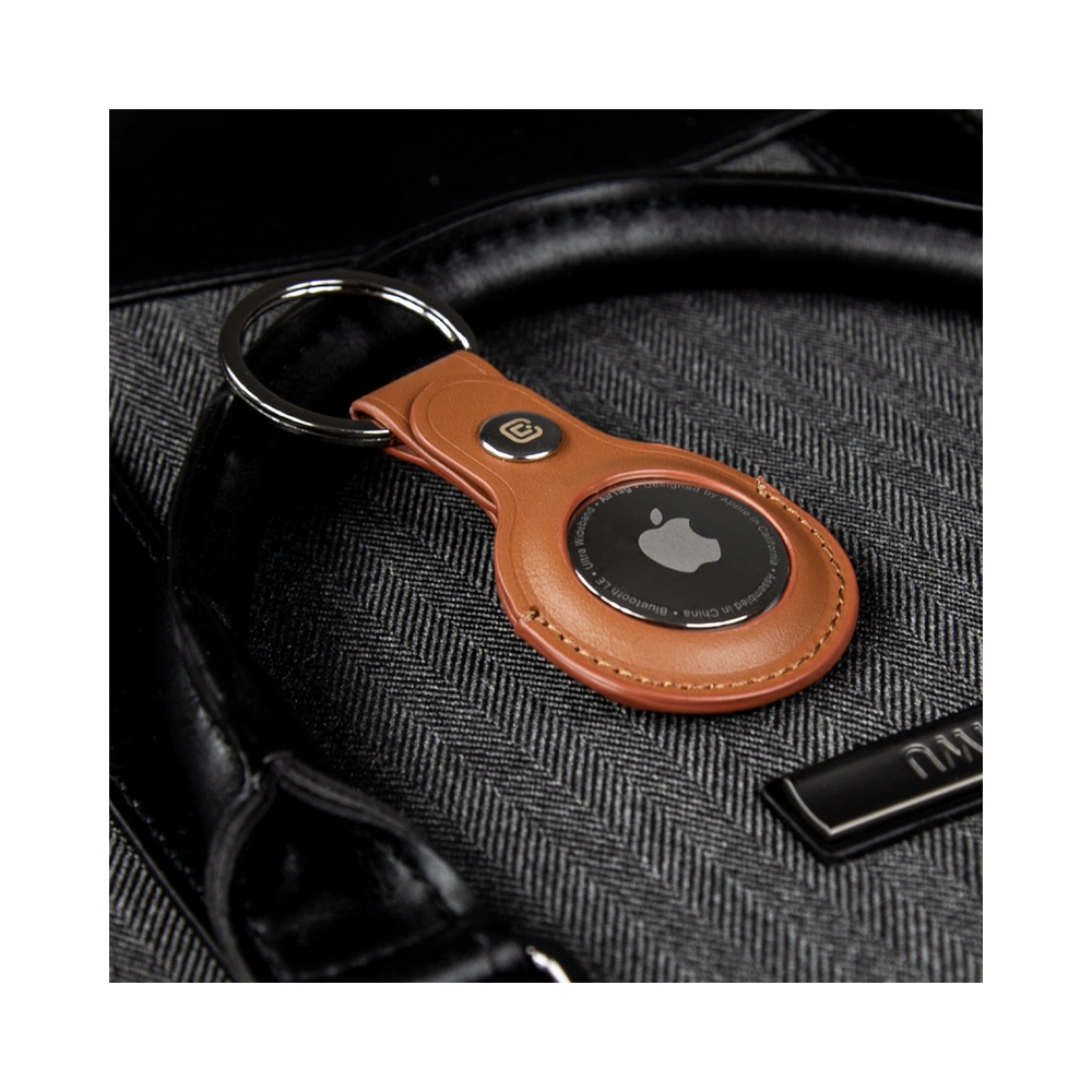 Hurtownia GSM - Brelok Crong Leather Case with Key Ring Apple AirTag (brązowy) - CRG353 - {ean13} - Hurt