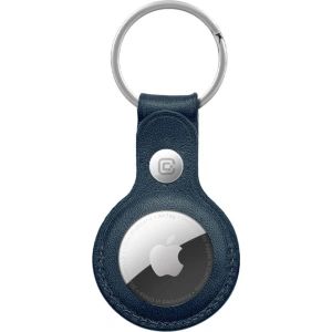 Wholesale Crong Leather Case with Key Ring Apple AirTag (navy blue) - CRG354 - {ean13} - Hurt