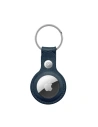 Crong Leather Case with Key Ring Apple AirTag (navy blue)