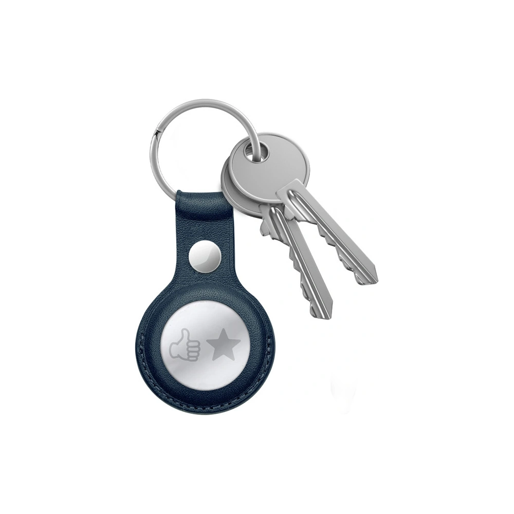 Hurtownia GSM - Brelok Crong Leather Case with Key Ring Apple AirTag (granatowy) - CRG354 - {ean13} - Hurt
