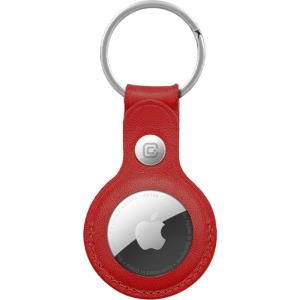Wholesale Crong Leather Case with Key Ring Apple AirTag (red) - CRG355 - {ean13} - Hurt