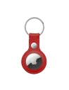 Brelok Crong Leather Case with Key Ring Apple AirTag (czerwony)