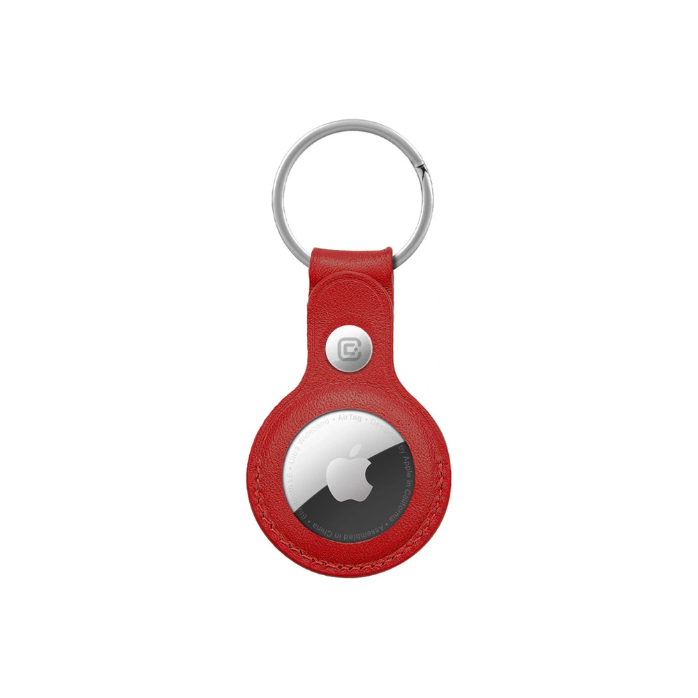 Hurtownia GSM - Brelok Crong bőrtok kulcskarikával Apple AirTag (piros) - CRG355 - {ean13} - Hurt