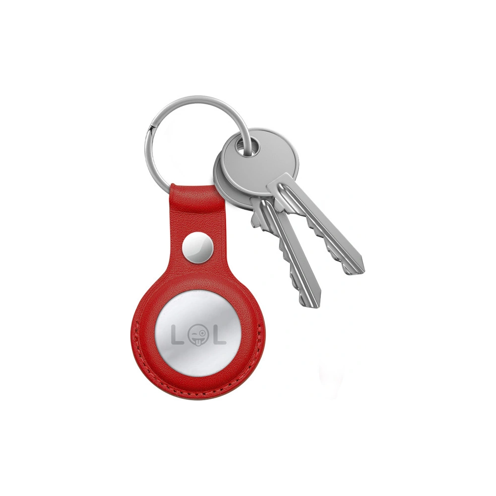 Hurtownia GSM - Brelok Crong bőrtok kulcskarikával Apple AirTag (piros) - CRG355 - {ean13} - Hurt