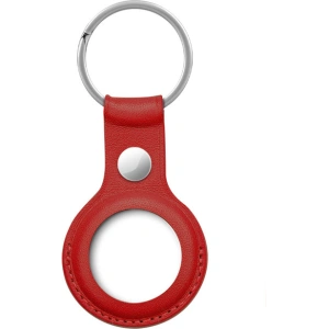 Wholesale Crong Leather Case with Key Ring Apple AirTag (red) - CRG355 - {ean13} - Hurt