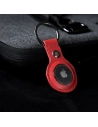 Wholesale Crong Leather Case with Key Ring Apple AirTag (red) - CRG355 - {ean13} - Hurt
