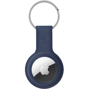Wholesale Crong Silicone Case with Key Ring Apple AirTag (navy blue) - CRG357 - {ean13} - Hurt