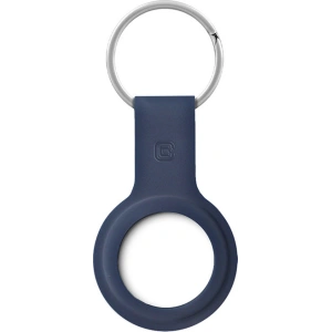 Wholesale Crong Silicone Case with Key Ring Apple AirTag (navy blue) - CRG357 - {ean13} - Hurt