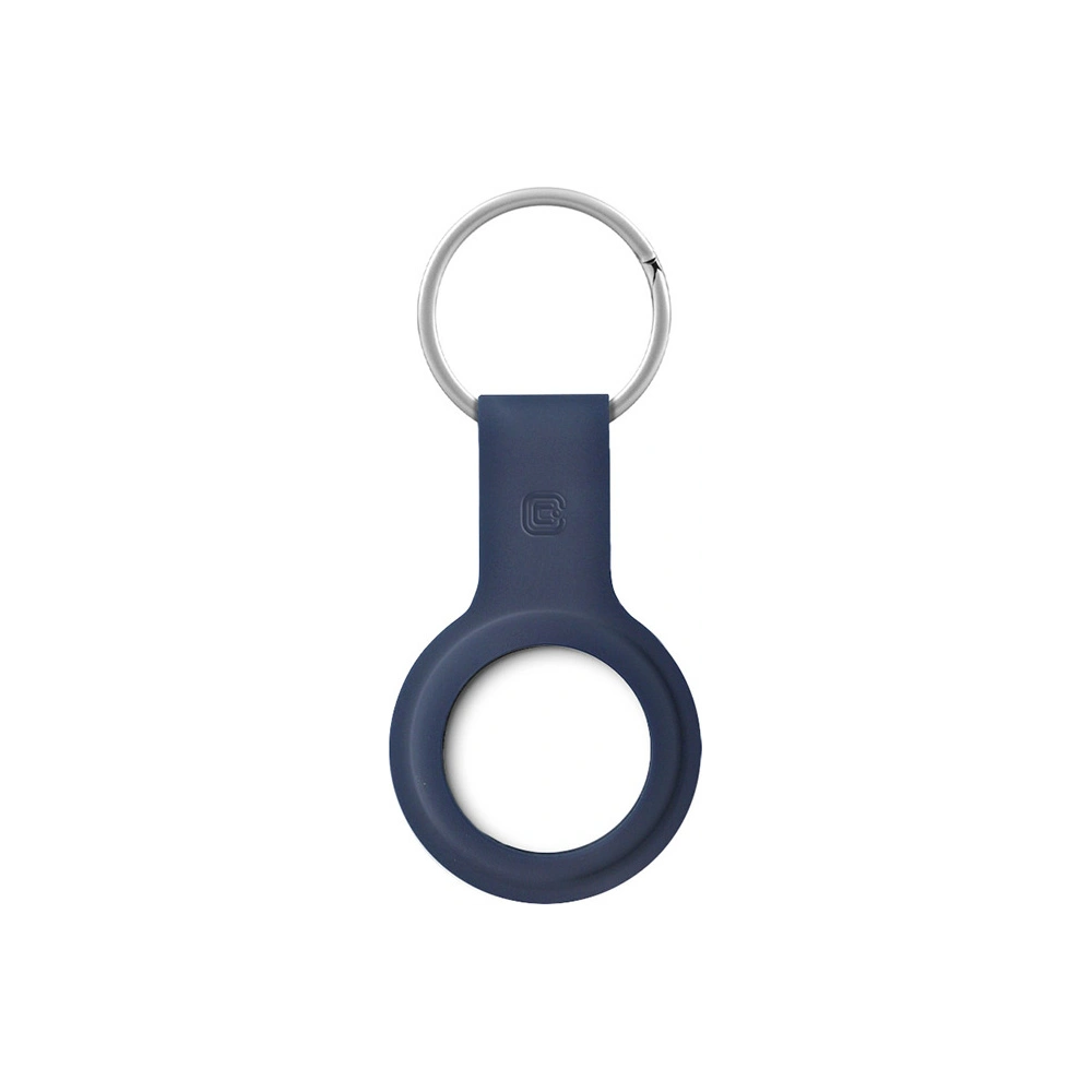 Hurtownia GSM - Breloc Crong Carcasă din silicon cu inel pentru chei Apple AirTag (bleumarin) - CRG357 - {ean13} - Hurt