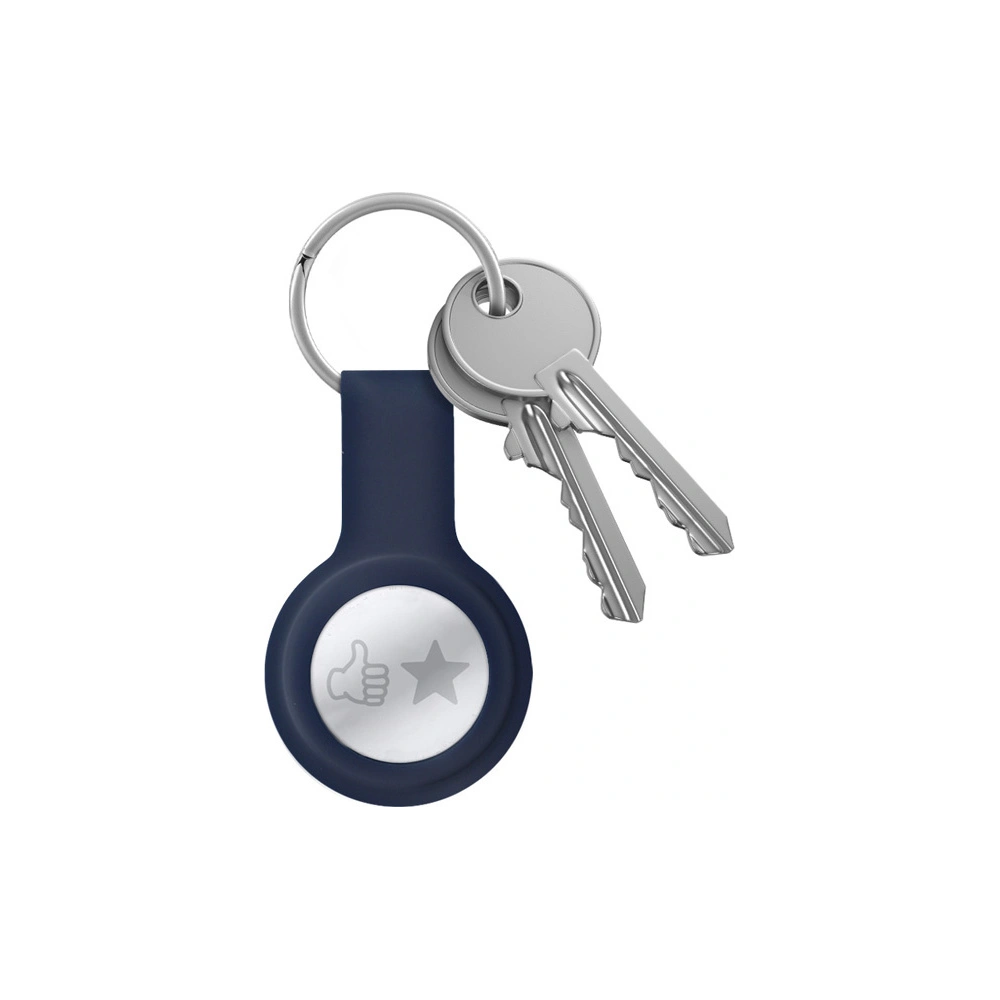 Hurtownia GSM - Breloc Crong Carcasă din silicon cu inel pentru chei Apple AirTag (bleumarin) - CRG357 - {ean13} - Hurt