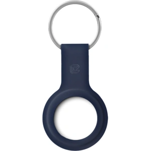 Wholesale Crong Silicone Case with Key Ring Apple AirTag (navy blue) - CRG357 - {ean13} - Hurt