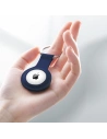Wholesale Crong Silicone Case with Key Ring Apple AirTag (navy blue) - CRG357 - {ean13} - Hurt