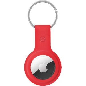 Wholesale Crong Silicone Case with Key Ring Apple AirTag (red) - CRG358 - {ean13} - Hurt