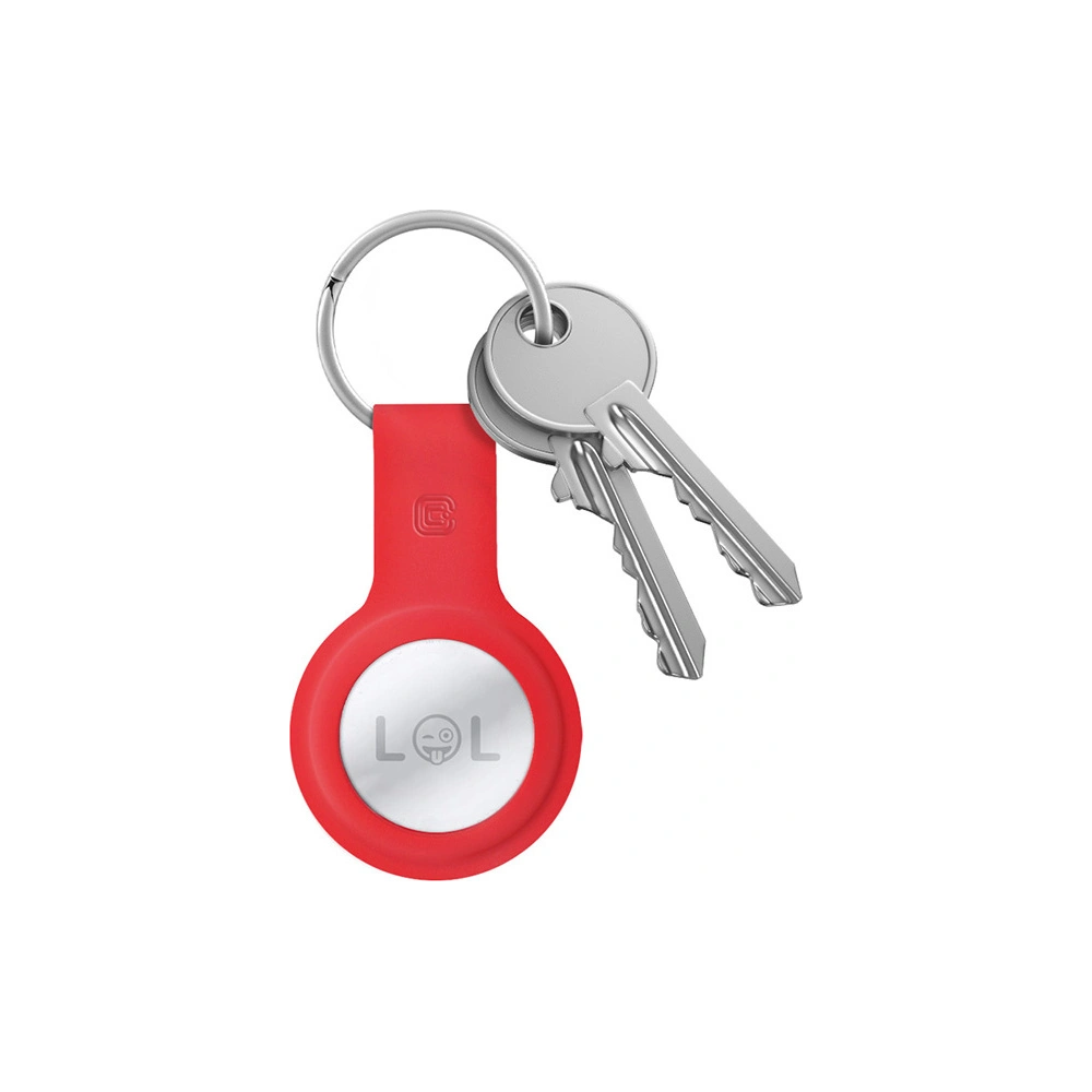 Hurtownia GSM - Breloc Crong Carcasă din silicon cu inel de cheie Apple AirTag (roșu) - CRG358 - {ean13} - Hurt