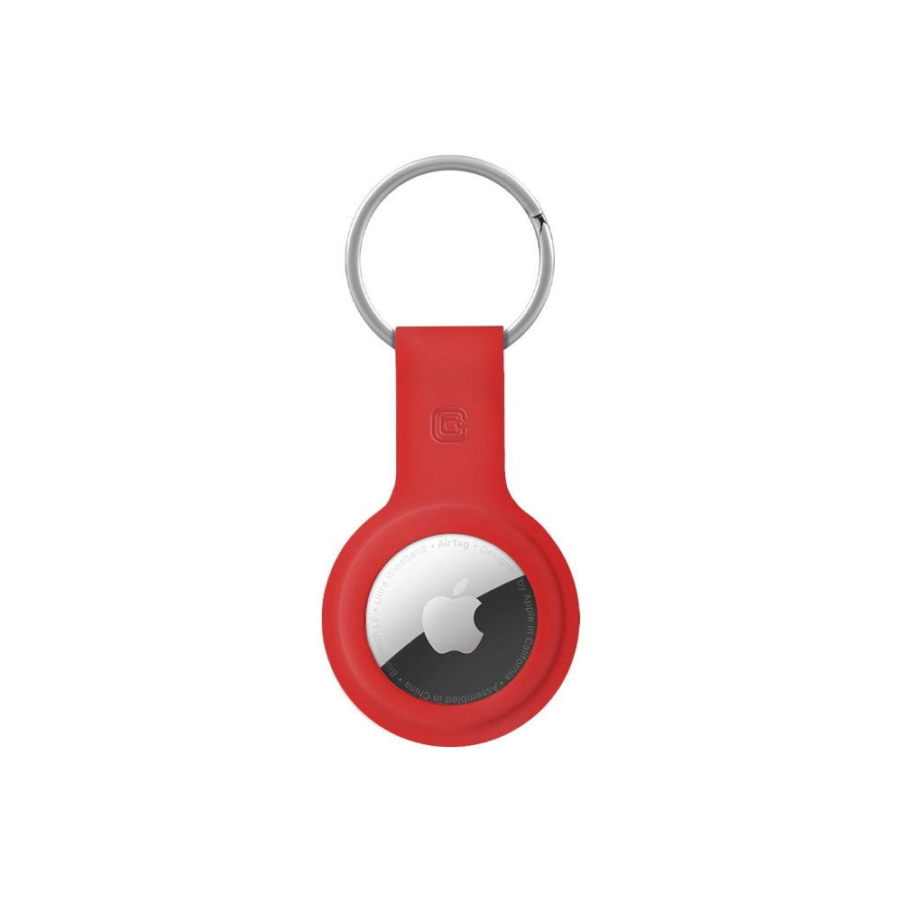 Hurtownia GSM - Breloc Crong Carcasă din silicon cu inel de cheie Apple AirTag (roșu) - CRG358 - {ean13} - Hurt