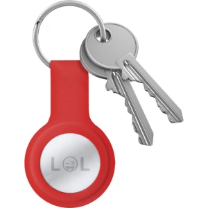 Wholesale Crong Silicone Case with Key Ring Apple AirTag (red) - CRG358 - {ean13} - Hurt