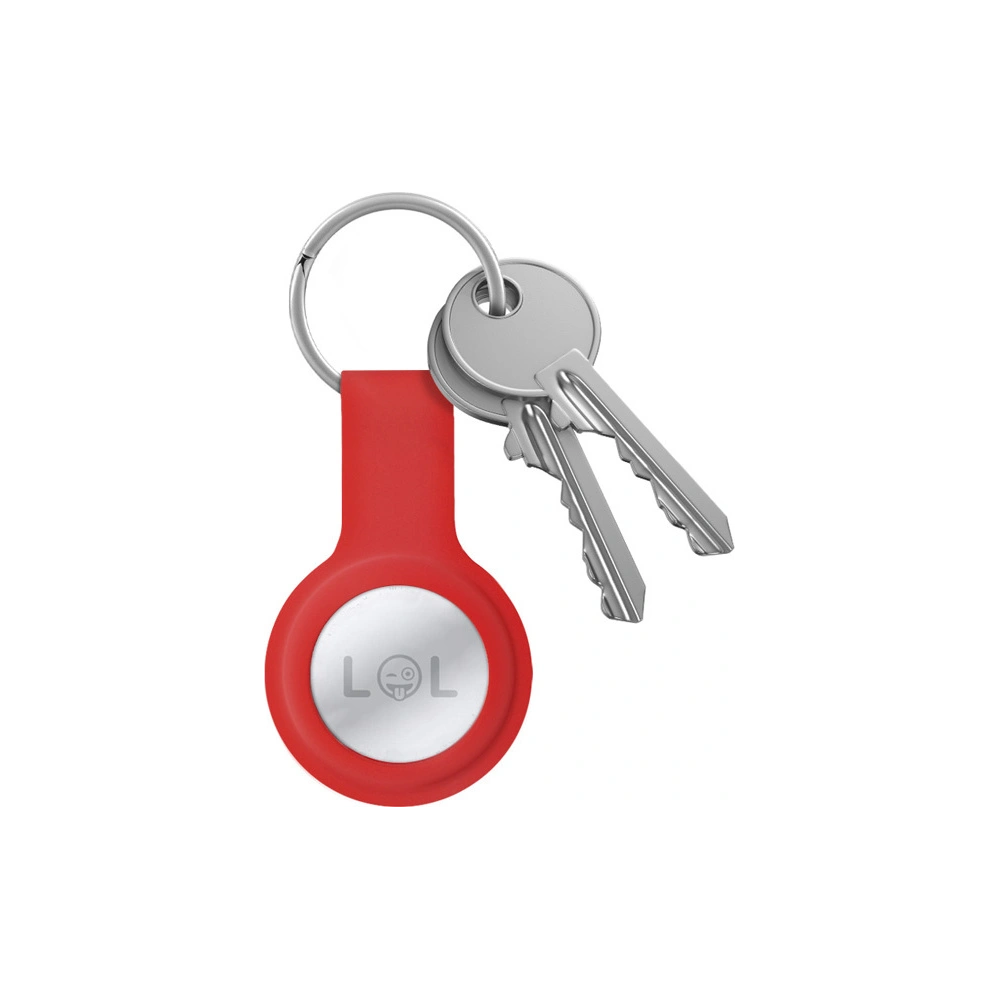 Hurtownia GSM - Breloc Crong Carcasă din silicon cu inel de cheie Apple AirTag (roșu) - CRG358 - {ean13} - Hurt