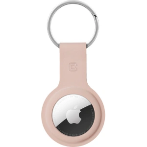 Wholesale Crong Silicone Case with Key Ring Apple AirTag (pink sand) - CRG359 - {ean13} - Hurt
