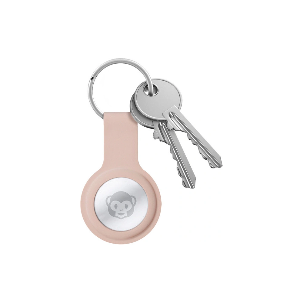 Hurtownia GSM - Brelok Crong Silikonhülle mit Schlüsselring Apple AirTag (sandrosa) - CRG359 - {ean13} - Hurt