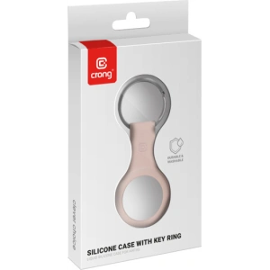 Wholesale Crong Silicone Case with Key Ring Apple AirTag (pink sand) - CRG359 - {ean13} - Hurt