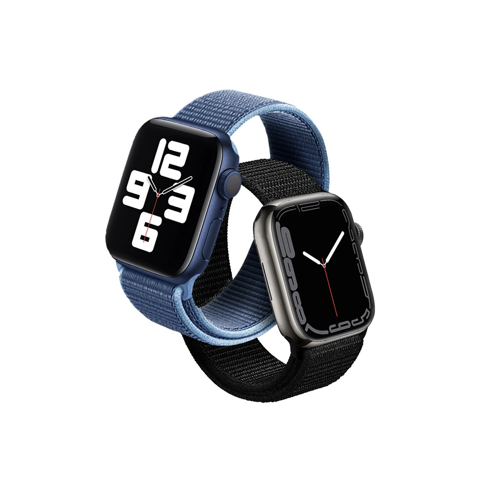 Hurtownia GSM - Pánt Crong Nylon Apple Watch 4/5/6/7/SE/8/9/Ultra 44/45/49mm (Óceán Kék) - CRG360 - {ean13} - Hurt