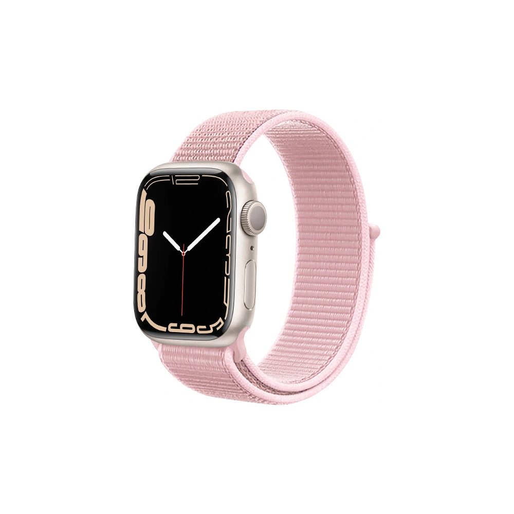 Wholesale Belt Crong Nylon Apple Watch 4/5/6/7/SE/8/9/10 40/41/42mm (Powder Pink) - CRG361 - {ean13} - Hurt