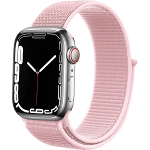 Pasek Crong Nylon Apple Watch 4/5/6/7/SE/8/9/10 40/41/42mm (Powder Pink)