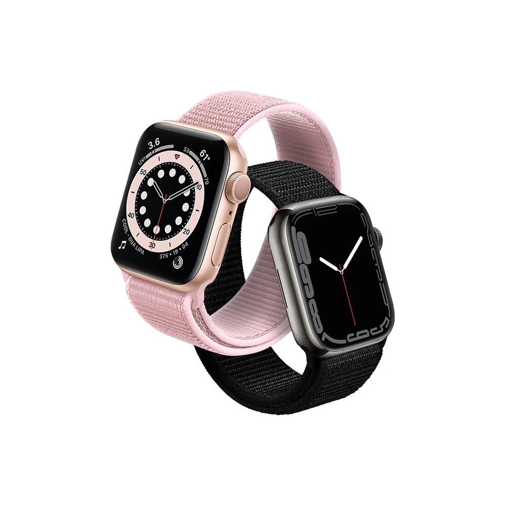 Wholesale Belt Crong Nylon Apple Watch 4/5/6/7/SE/8/9/10 40/41/42mm (Powder Pink) - CRG361 - {ean13} - Hurt