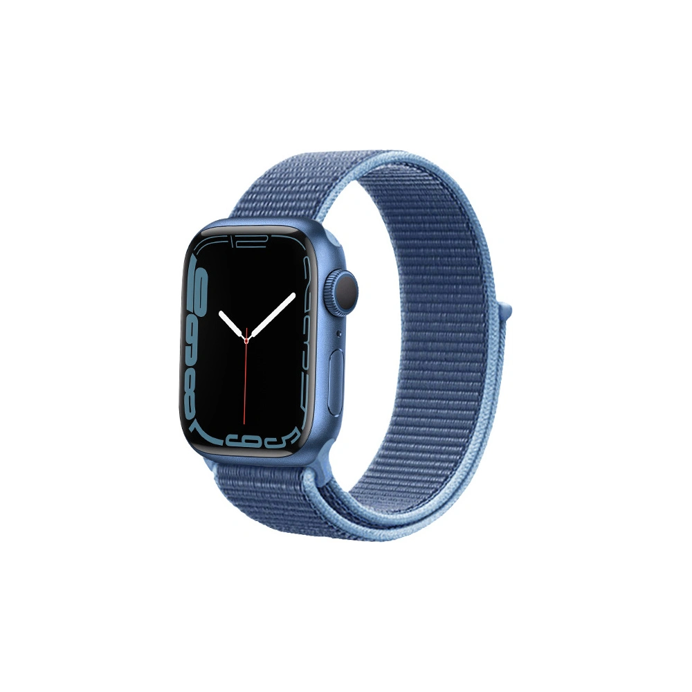 Pasek Crong Nylon Apple Watch 4/5/6/7/SE/8/9/10 40/41/42mm (Albastru Ocean)