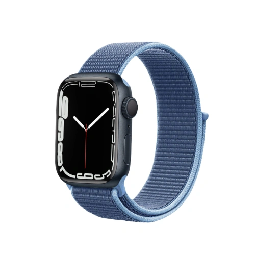Pasek Crong Nylon Apple Watch 4/5/6/7/SE/8/9/10 40/41/42mm (Ocean Blue)