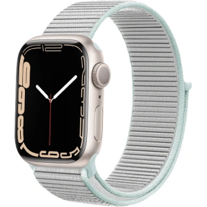Hurtownia GSM - Pasek Crong Nylon Apple Watch 4/5/6/7/SE/8/9/10 40/41/42mm (Pastelní šedá) - CRG363 - {ean13} - Hurt