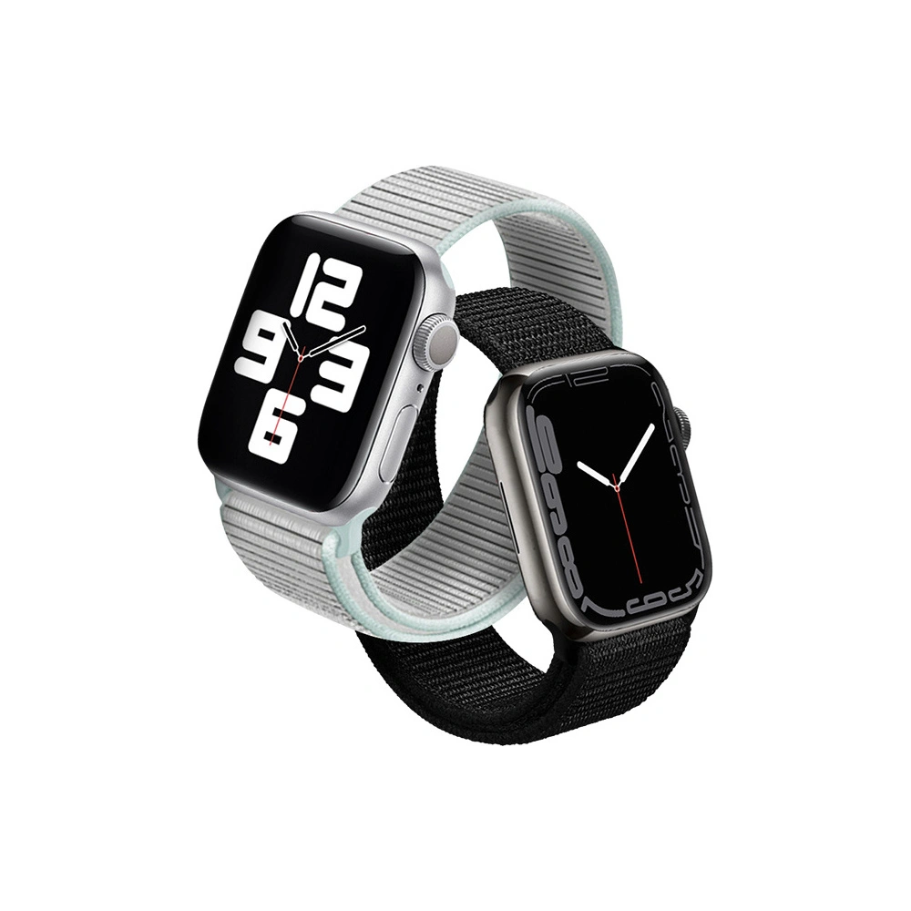 Hurtownia GSM - Pasek Crong Nylon Apple Watch 4/5/6/7/SE/8/9/10 40/41/42mm (Pastel Grey) - CRG363 - {ean13} - Hurt