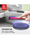 Hurtownia GSM - Ładowarka bezprzewodowa Crong PowerSpot Fast Wireless Charger Qi 15W USB-C (Shadow Black) - CRG364 - {ean13} - Hurt