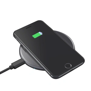 Hurtownia GSM - Vezeték nélküli töltő Crong PowerSpot Gyors Vezeték nélküli Töltő Qi 15W USB-C (Shadow Black) - CRG364 - {ean13} - Hurt