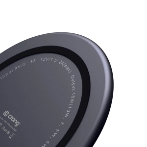 Hurtownia GSM - Vezeték nélküli töltő Crong PowerSpot Gyors Vezeték nélküli Töltő Qi 15W USB-C (Shadow Black) - CRG364 - {ean13} - Hurt