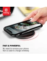 Hurtownia GSM - Ładowarka bezprzewodowa Crong PowerSpot Fast Wireless Charger Qi 15W USB-C (Shadow Black) - CRG364 - {ean13} - Hurt