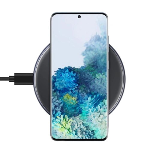 Ładowarka bezprzewodowa Crong PowerSpot Fast Wireless Charger Qi 15W USB-C (Shadow Black)