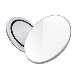 Hurtownia GSM - Vezeték nélküli töltő Crong PowerSpot Gyors Vezeték nélküli Töltő Qi 15W USB-C (Ezüst Fehér) - CRG365 - {ean13} - Hurt